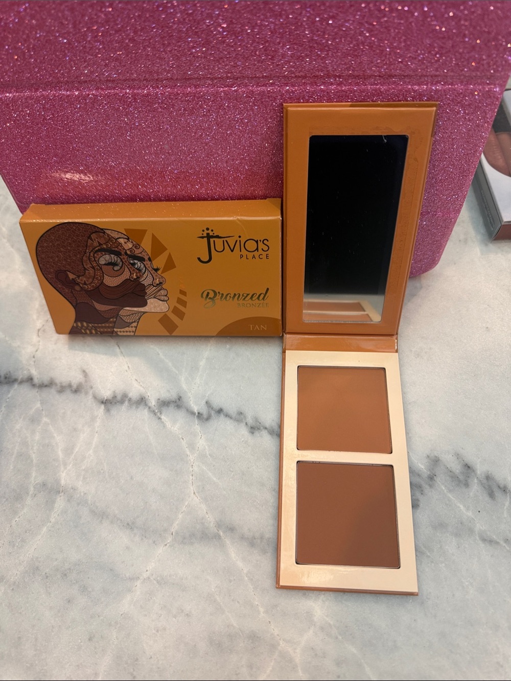 Juvia's Place D'Bronzed Bronzer Duo in Tan - Warm Brown Shades